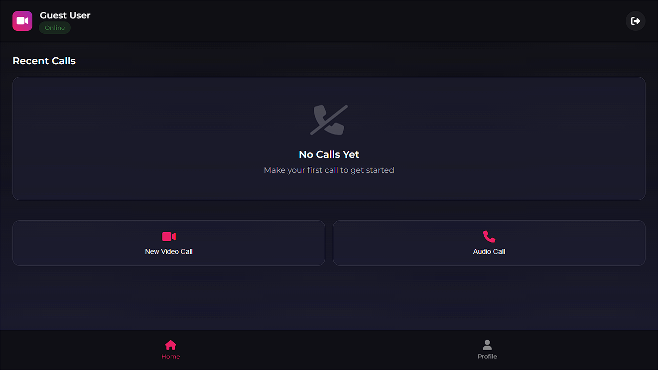 Video call on desktop and mobile devices